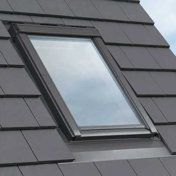 VELUX EDT gootstuk voor platte pannen met sluiting